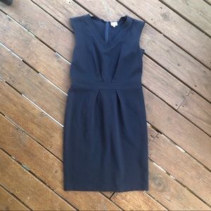 Armani Collezioni Knee Length Work Dress Navy 10
